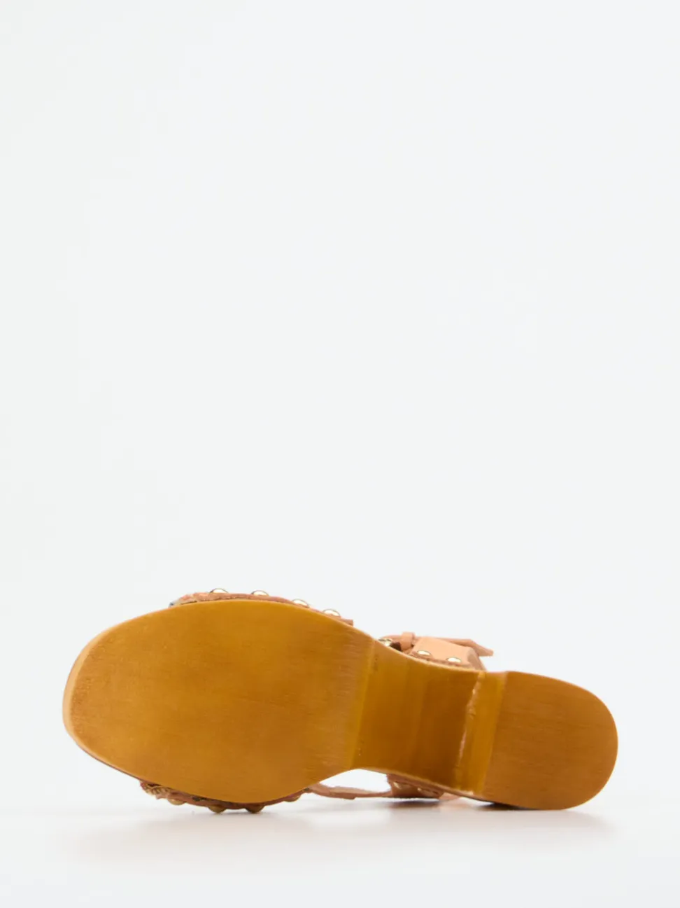 Konstantin Starke – Plateausandalen aus Veloursleder multi