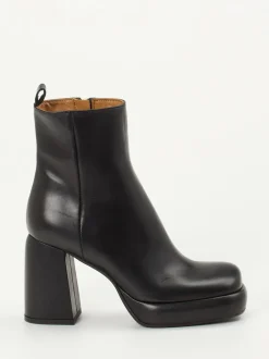 Konstantin Starke – Plateau-Stiefelette aus Kalbleder Schwarz
