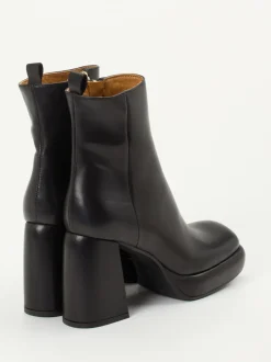 Konstantin Starke – Plateau-Stiefelette aus Kalbleder Schwarz