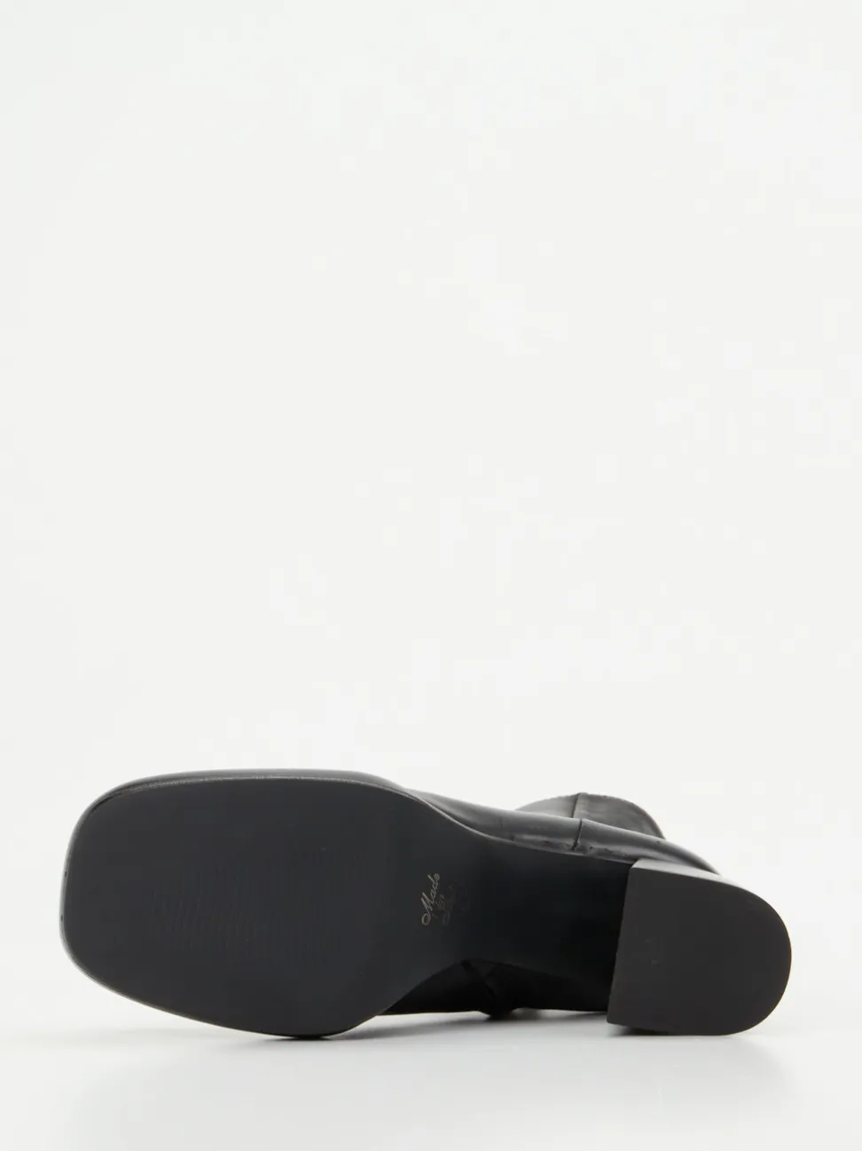 Konstantin Starke – Plateau-Stiefelette aus Kalbleder Schwarz