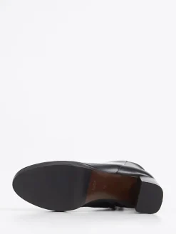 Konstantin Starke – Plateau-Stiefeletten aus Lammleder Schwarz