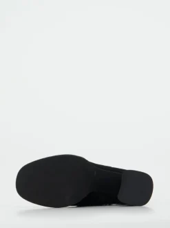 Konstantin Starke – Plateau-Stiefeletten aus Veloursleder Schwarz