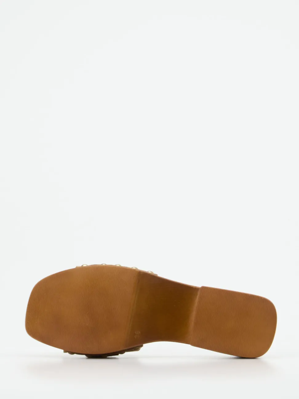 Konstantin Starke – Plateau-Mules aus Veloursleder cognac
