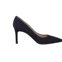 Konstantin Starke – Pumps aus Veloursleder Dunkelblau