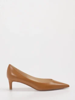 Konstantin Starke – Pumps aus Lammleder Cognacbraun