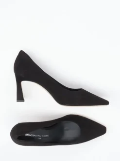Konstantin Starke – Pumps aus Veloursleder Schwarz