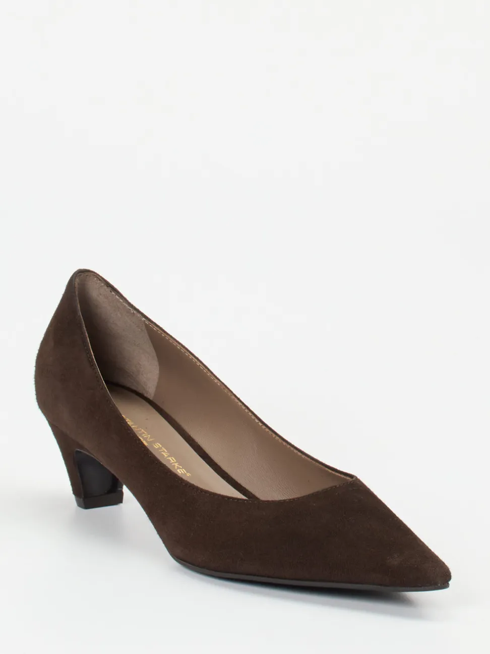 Konstantin Starke – Pumps aus Veloursleder dunkelbraun