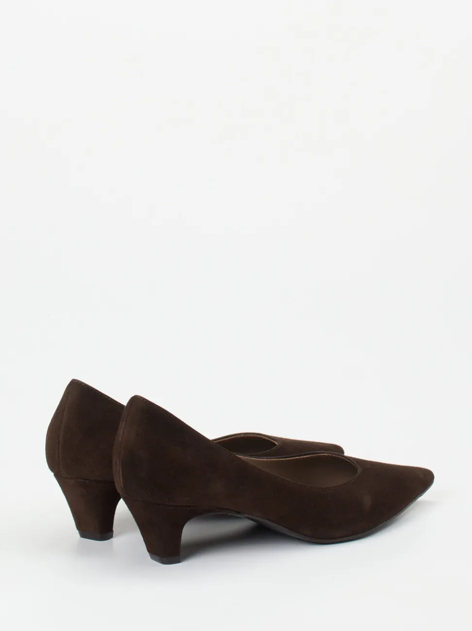 Konstantin Starke – Pumps aus Veloursleder dunkelbraun
