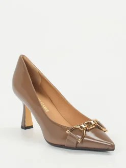 Konstantin Starke – Pumps aus Lackleder in Braun