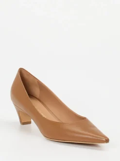 Konstantin Starke – Pumps aus Lammleder in Cognac