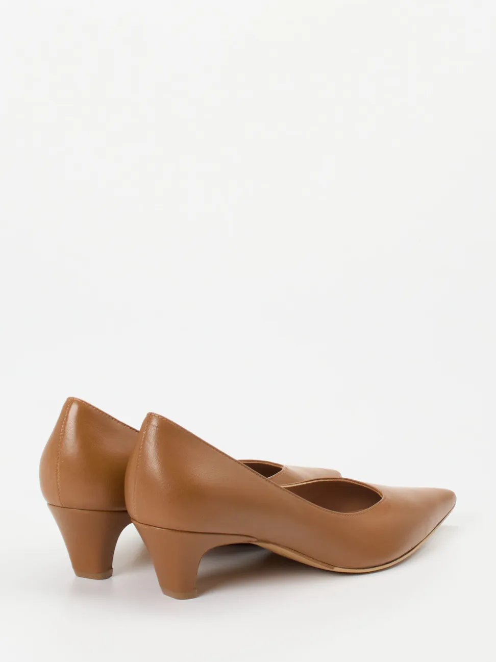 Konstantin Starke – Pumps aus Lammleder in Cognac
