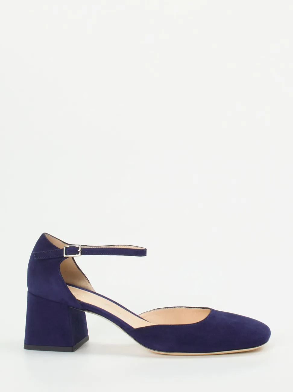 Konstantin Starke – Pumps aus Veloursleder tiefviolett