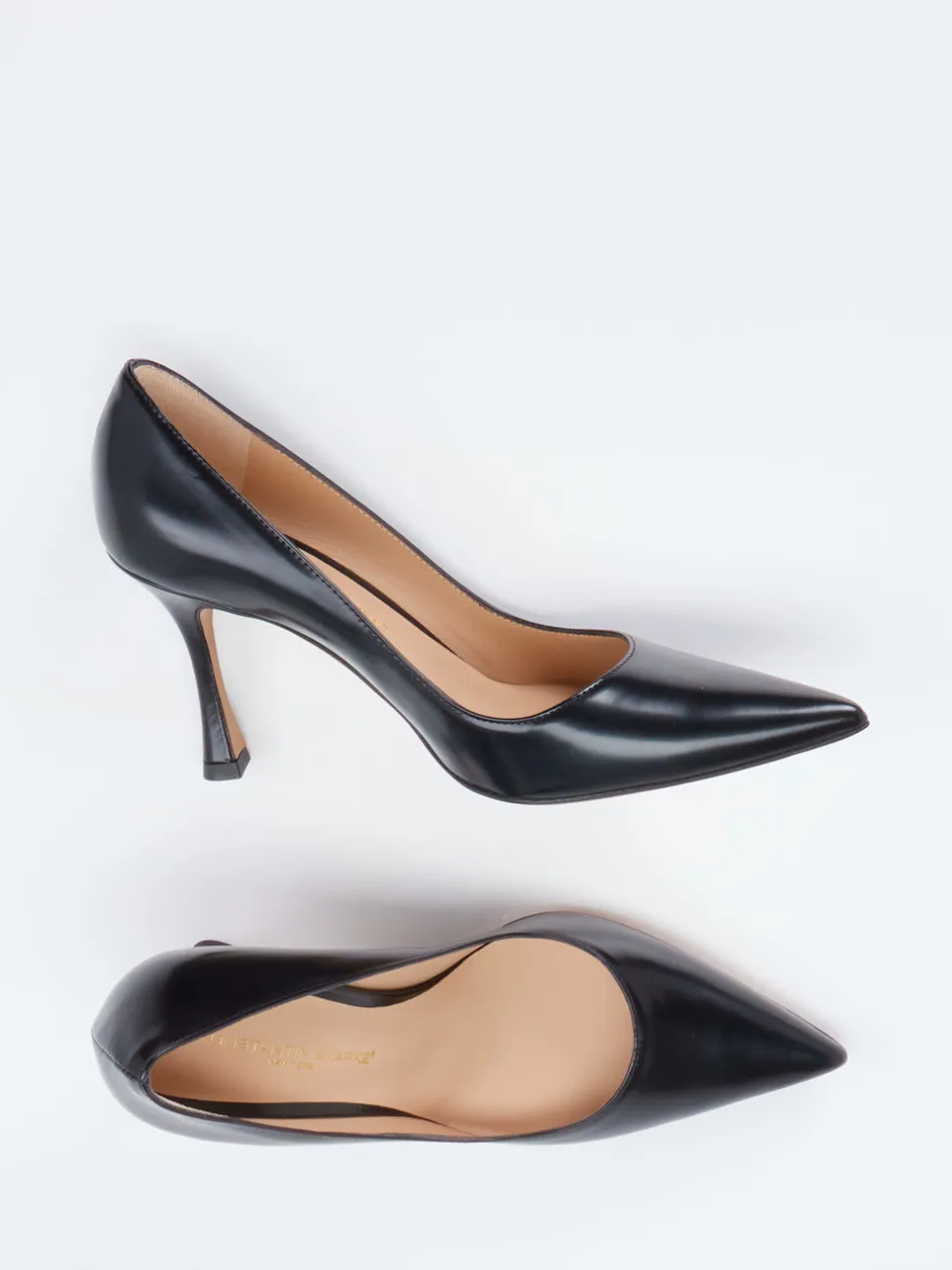 Konstantin Starke – Pumps aus Hochglanzleder Schwarz