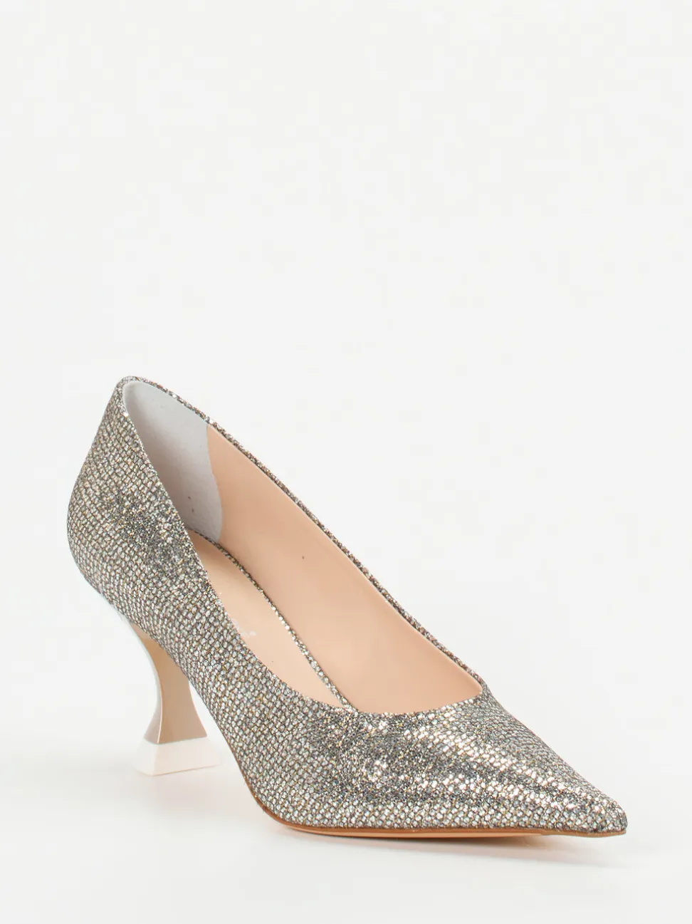 Konstantin Starke – Pumps aus Metallicleder goldfarben