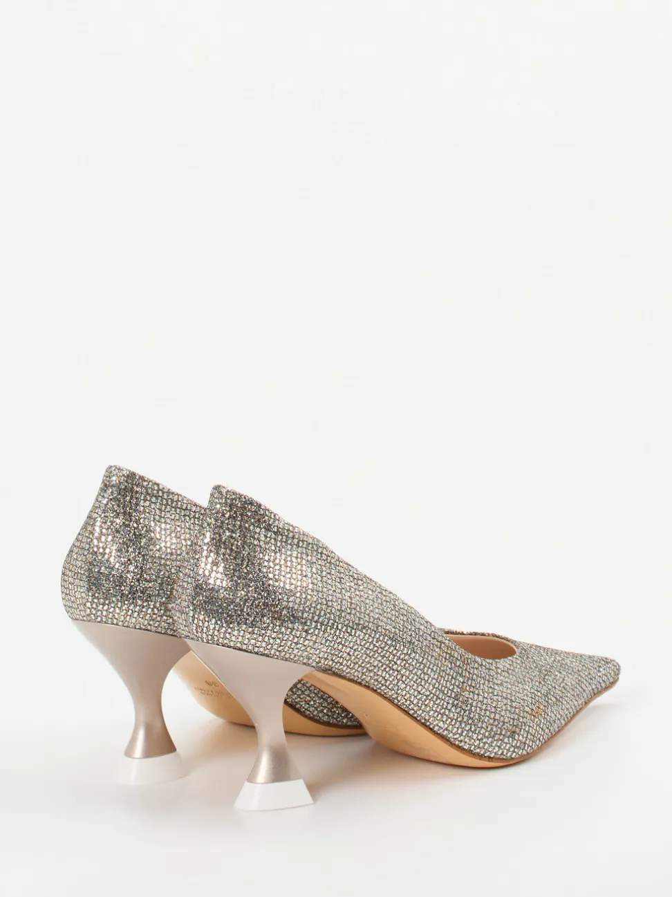 Konstantin Starke – Pumps aus Metallicleder goldfarben
