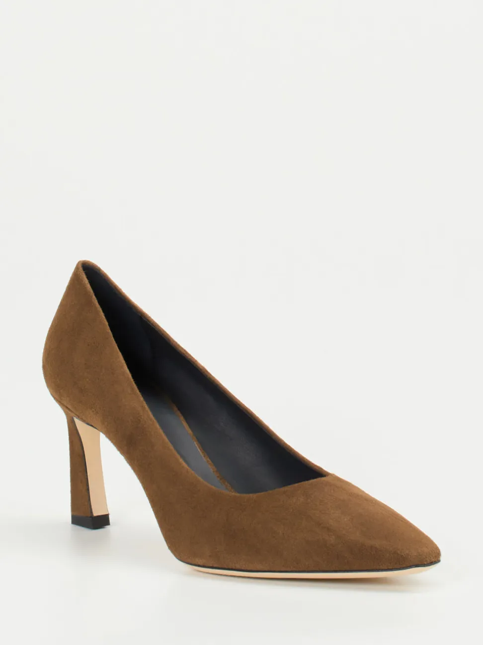 Konstantin Starke – Pumps aus Veloursleder mittelbraun