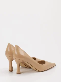 Konstantin Starke – Pumps aus Lammleder in Rosébeige