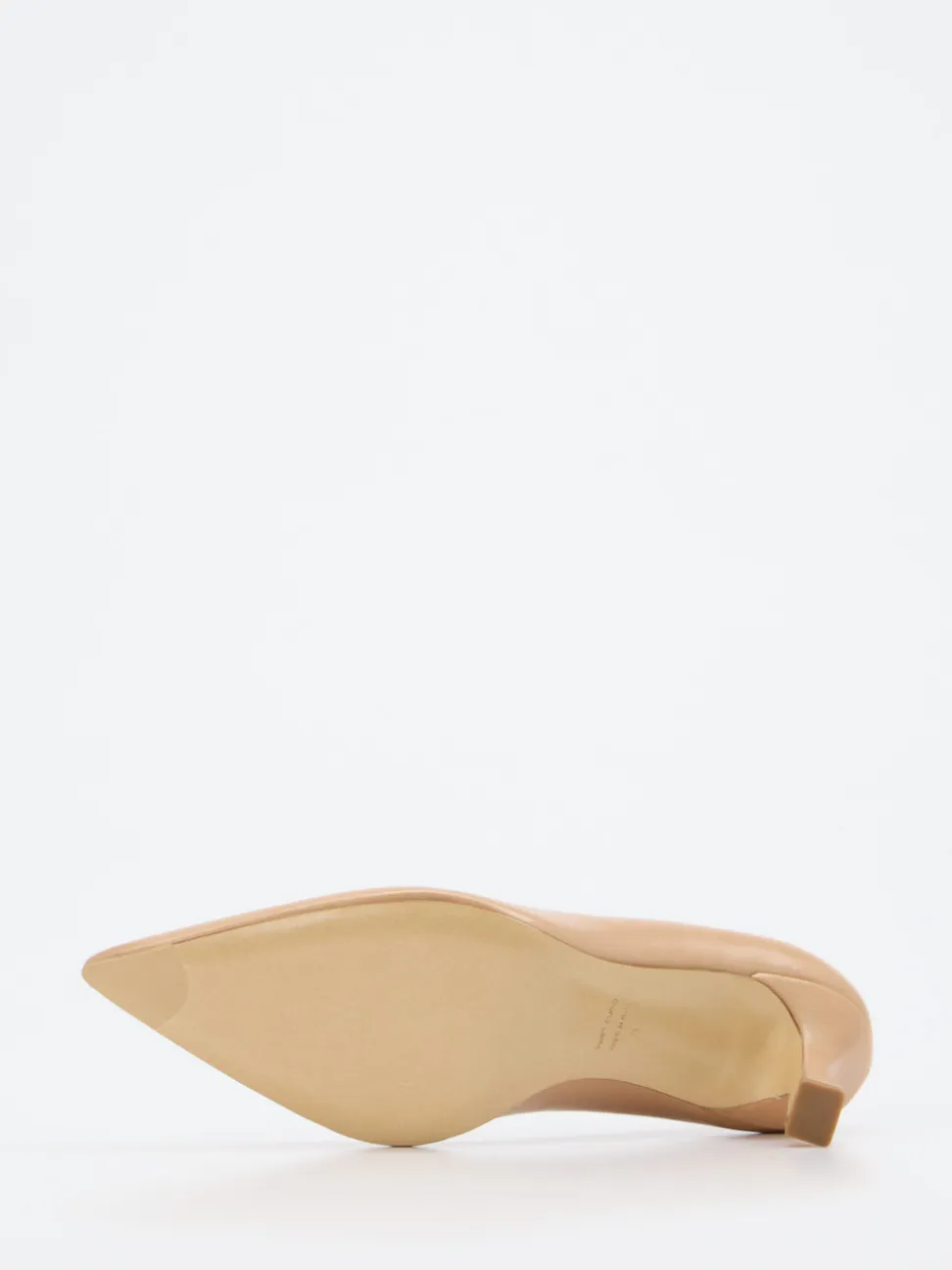 Konstantin Starke – Pumps aus Lammleder in Rosébeige