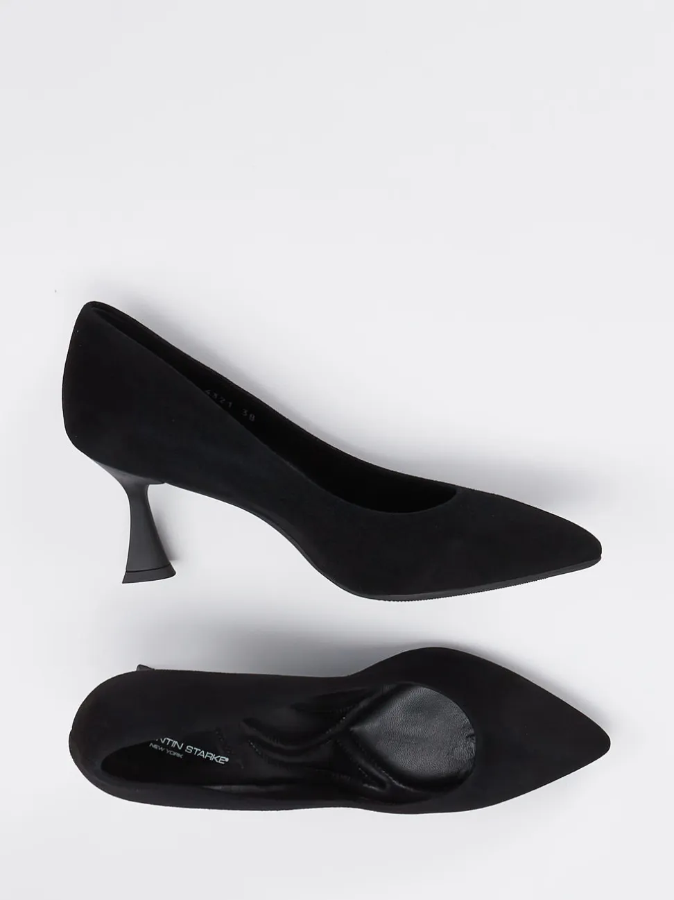 Konstantin Starke – Pumps aus Veloursleder Schwarz