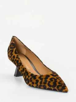 Konstantin Starke – Pumps aus Fell mit Leopardenmuster