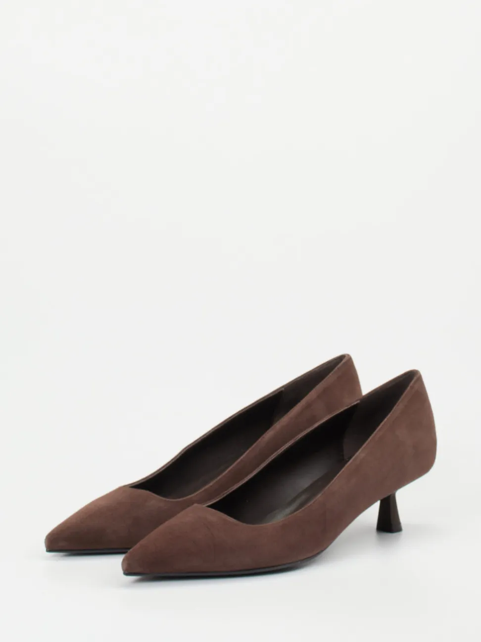 Konstantin Starke – Pumps aus Veloursleder schokobraun