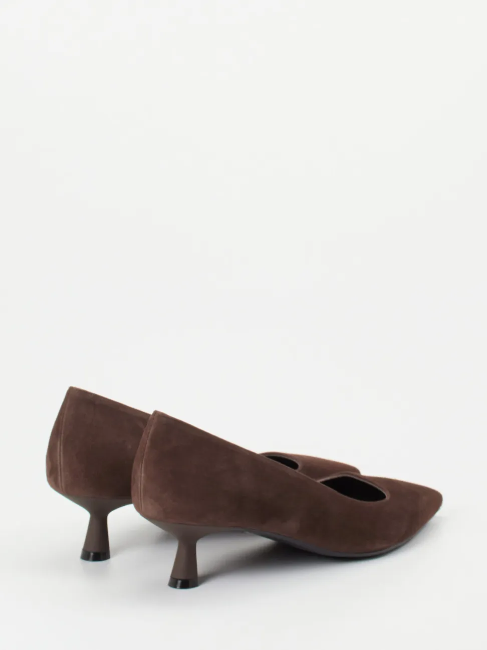 Konstantin Starke – Pumps aus Veloursleder schokobraun
