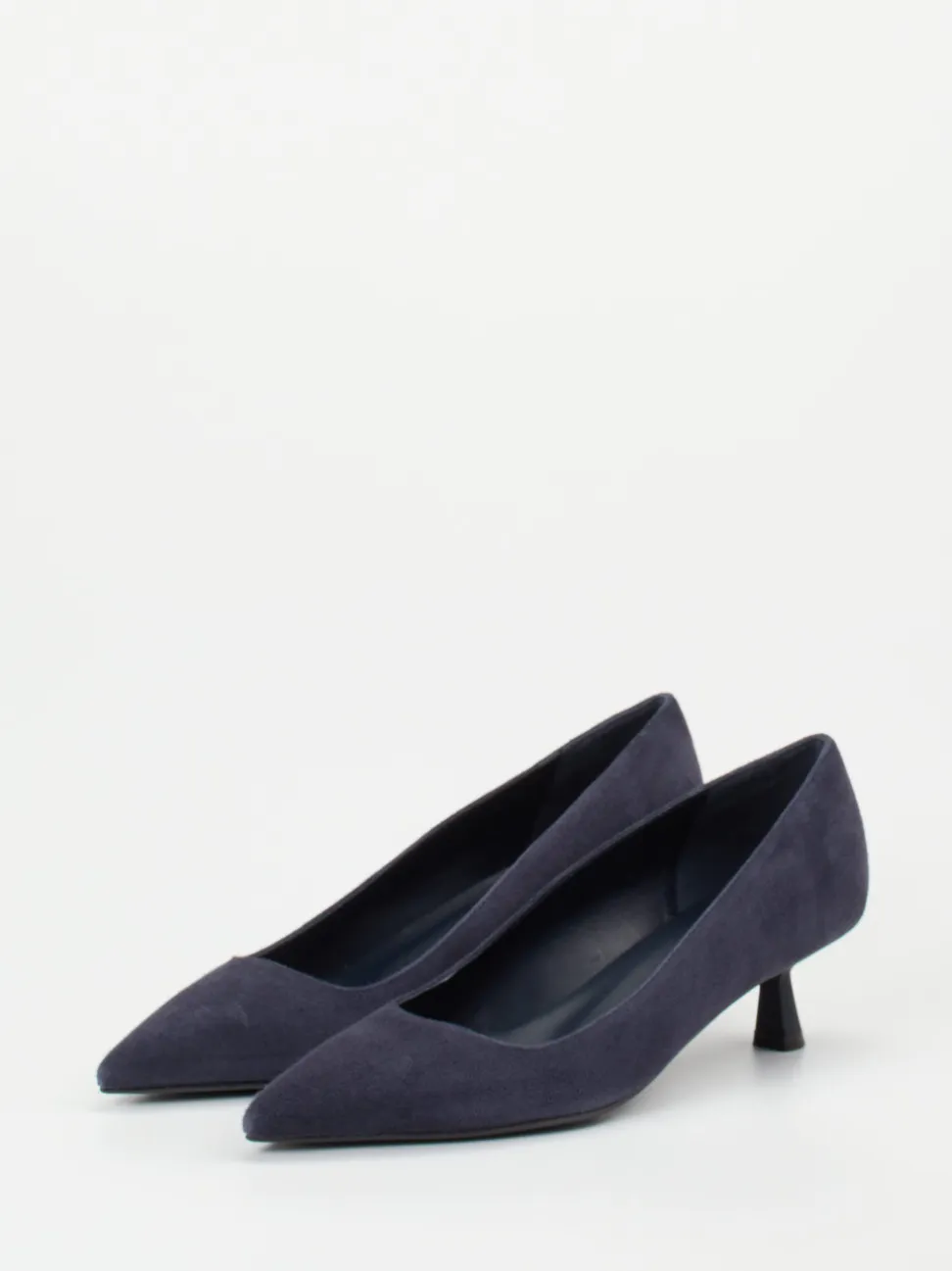 Konstantin Starke – Pumps aus Veloursleder Dunkelblau