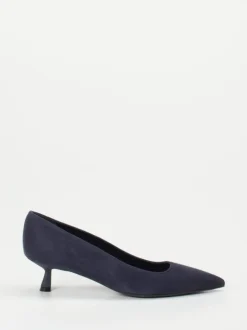 Konstantin Starke – Pumps aus Veloursleder Dunkelblau