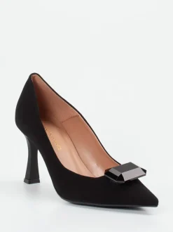 Konstantin Starke – Pumps aus Veloursleder schwarz