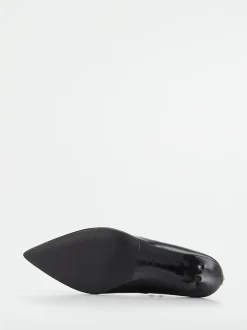 Konstantin Starke – Pumps aus Kalbleder mit Strassriemen