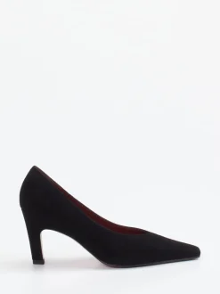 Konstantin Starke – Pumps aus Veloursleder schwarz