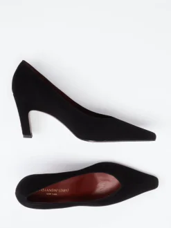 Konstantin Starke – Pumps aus Veloursleder schwarz