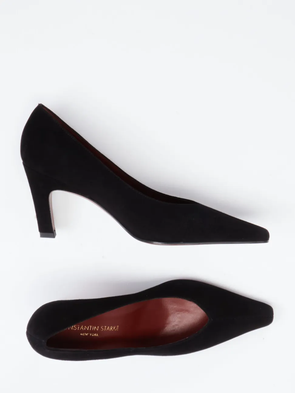 Konstantin Starke – Pumps aus Veloursleder schwarz