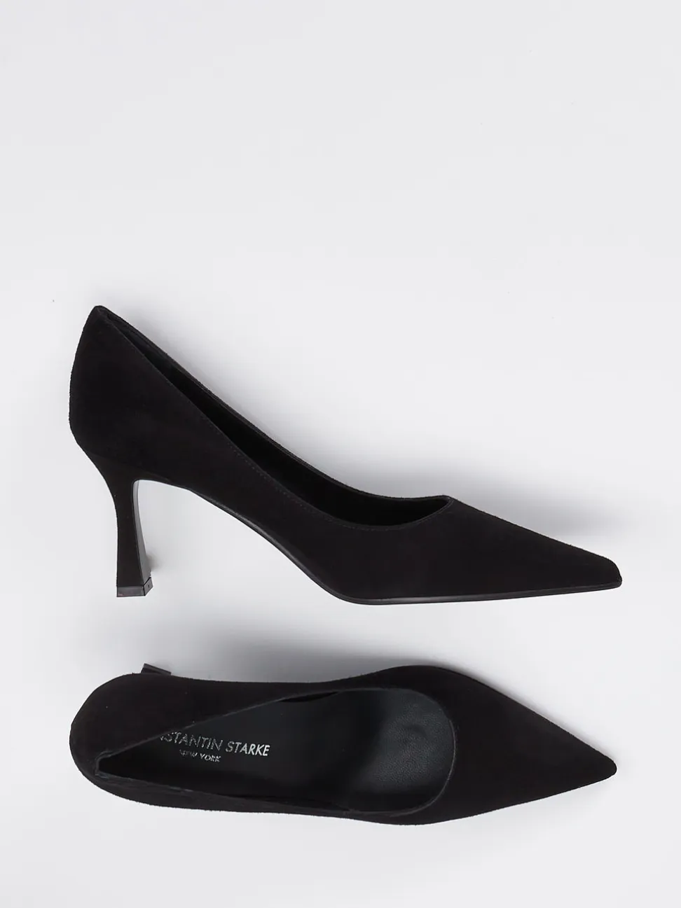 Konstantin Starke – Pumps aus Veloursleder schwarz