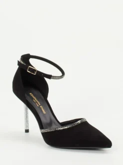 Konstantin Starke – Pumps aus Veloursleder schwarz