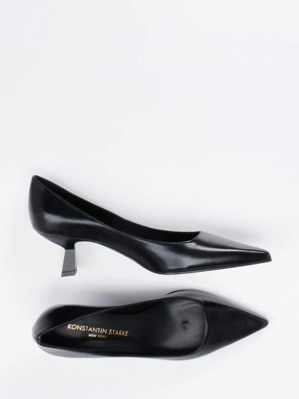 Konstantin Starke – Pumps aus Lammleder Schwarz