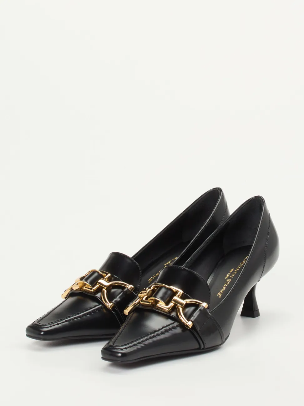 Konstantin Starke – Pumps aus Hochglanzleder Schwarz