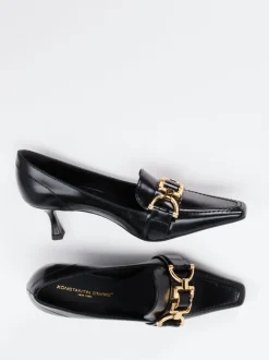 Konstantin Starke – Pumps aus Hochglanzleder Schwarz
