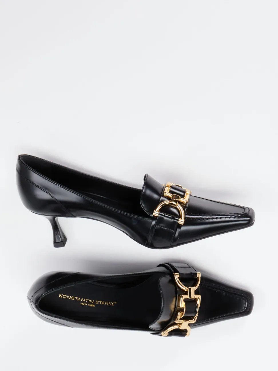 Konstantin Starke – Pumps aus Hochglanzleder Schwarz