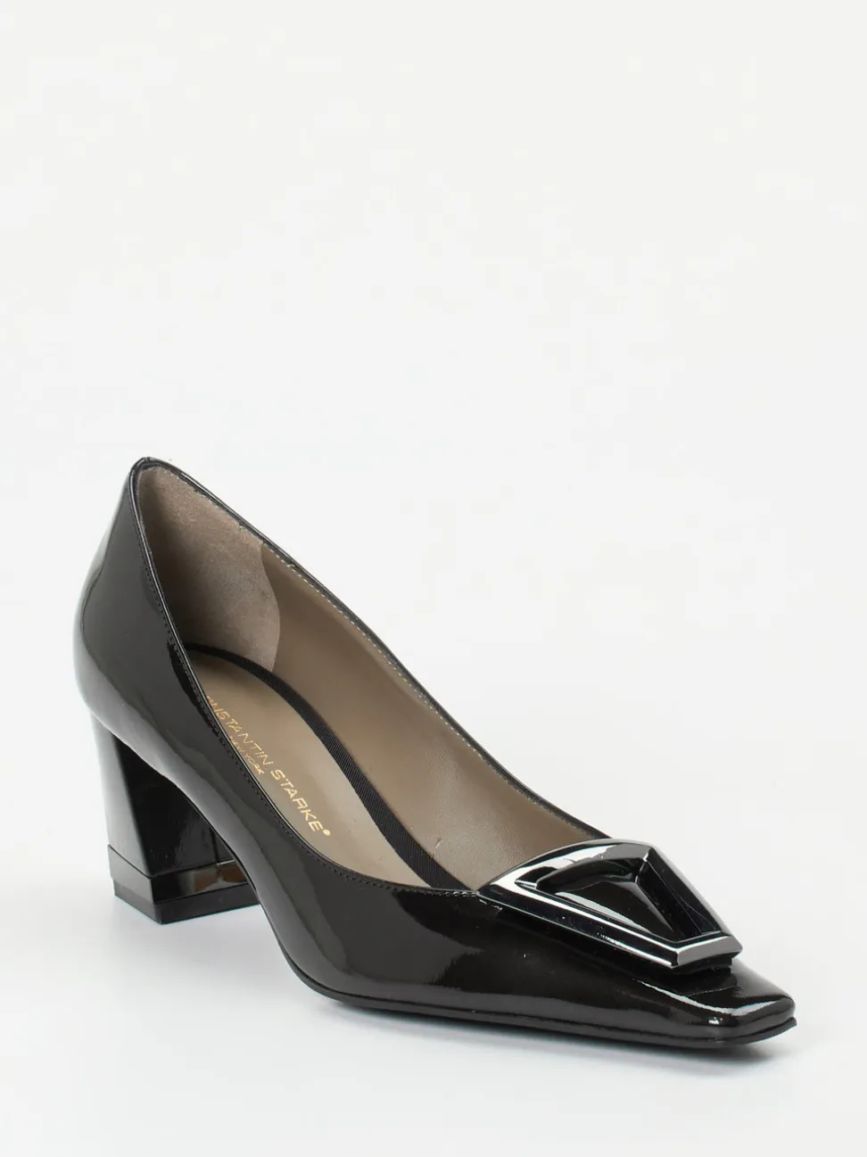 Konstantin Starke – Pumps aus Lackleder Schwarz