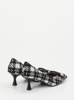 Konstantin Starke – Pumps aus Bouclé-Textil schwarz