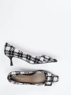 Konstantin Starke – Pumps aus Bouclé-Textil schwarz