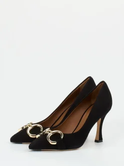 Konstantin Starke – Pumps aus Veloursleder Schwarz
