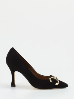 Konstantin Starke – Pumps aus Veloursleder Schwarz