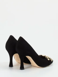 Konstantin Starke – Pumps aus Veloursleder Schwarz