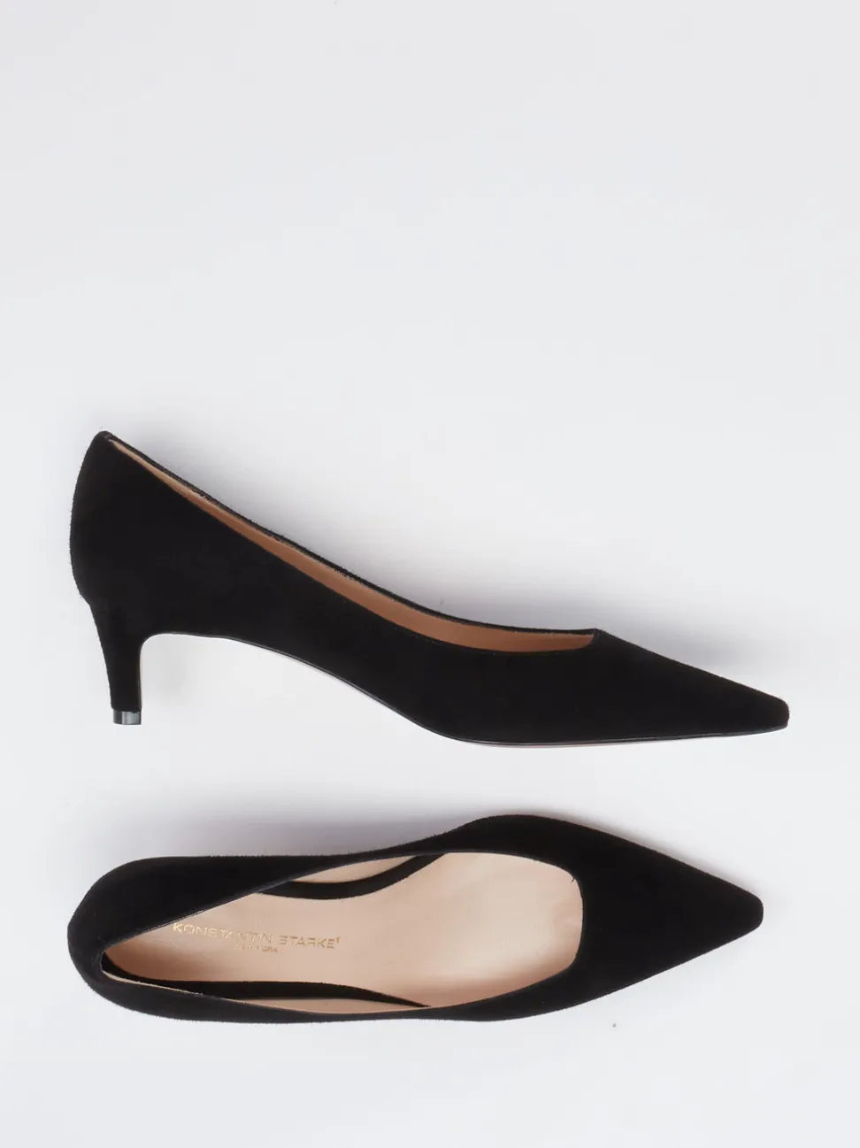 Konstantin Starke – Pumps aus Veloursleder schwarz