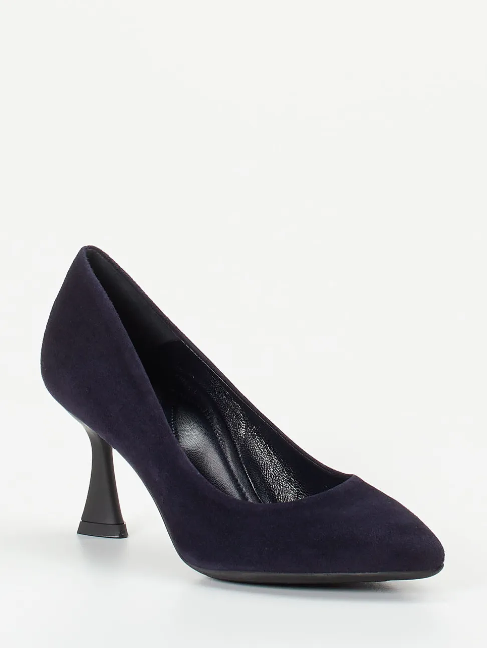 Konstantin Starke – Pumps aus Veloursleder tiefdunkelblau