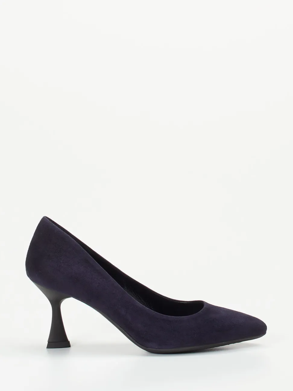 Konstantin Starke – Pumps aus Veloursleder tiefdunkelblau