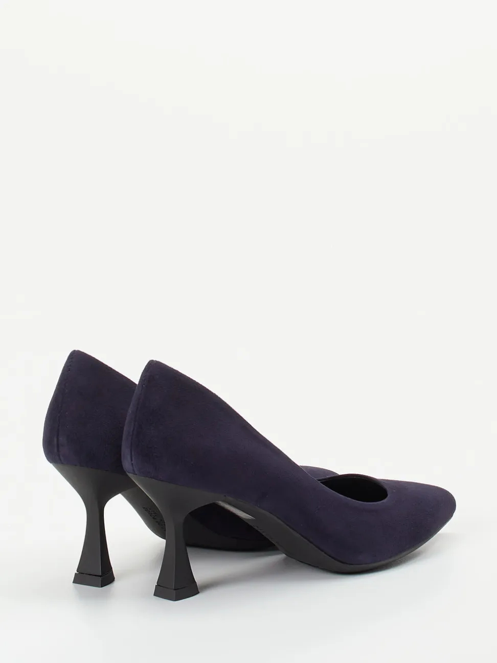 Konstantin Starke – Pumps aus Veloursleder tiefdunkelblau