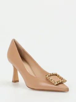 Konstantin Starke – Pumps aus Lammleder beigebraun